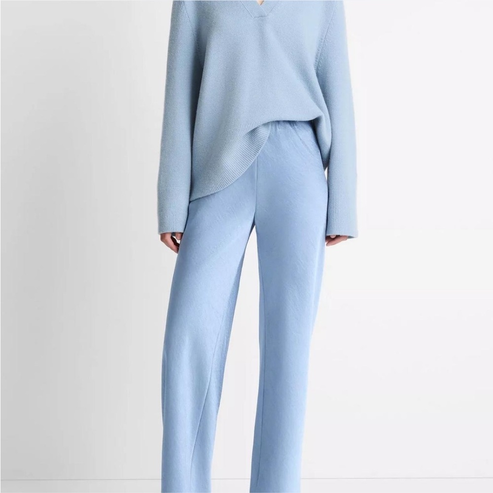 Vince Satin Bias Wide Leg Pant
